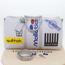 LOUIS VUITTON Monogram White Keepall Bandouliere 50 Bag M44643 LV Auth 55862S-12