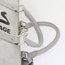LOUIS VUITTON Monogram White Keepall Bandouliere 50 Bag M44643 LV Auth 55862S-14