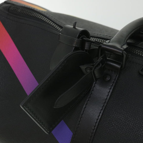 LOUIS VUITTON Taiga Rainbow Keepall Bandouliere 50 Boston Bag M30345 Auth 55863S