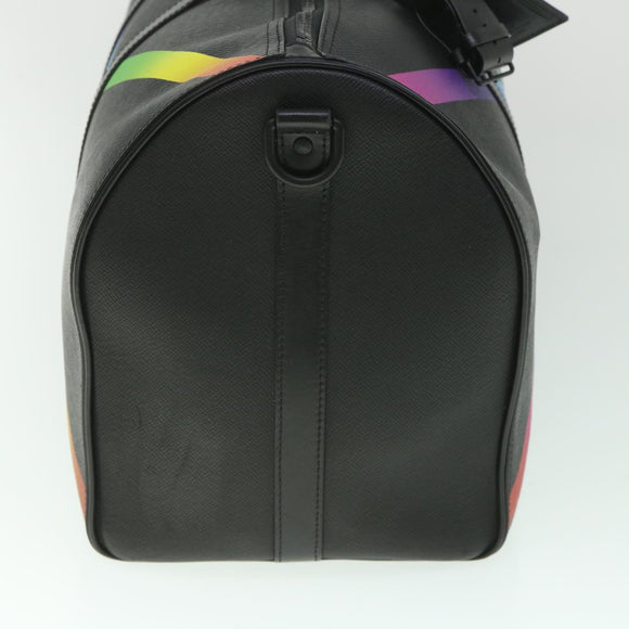LOUIS VUITTON Taiga Rainbow Keepall Bandouliere 50 Boston Bag M30345 Auth 55863S