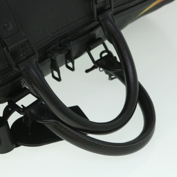 LOUIS VUITTON Taiga Rainbow Keepall Bandouliere 50 Boston Bag M30345 Auth 55863S