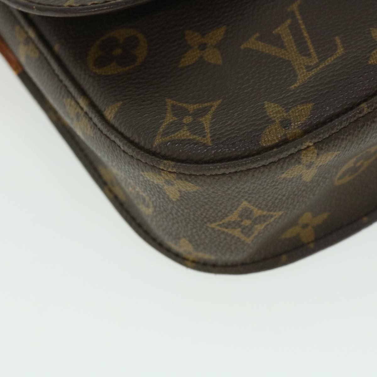 LOUIS VUITTON Monogram Saint Cloud MM Shoulder Bag M51243 LV Auth 55929