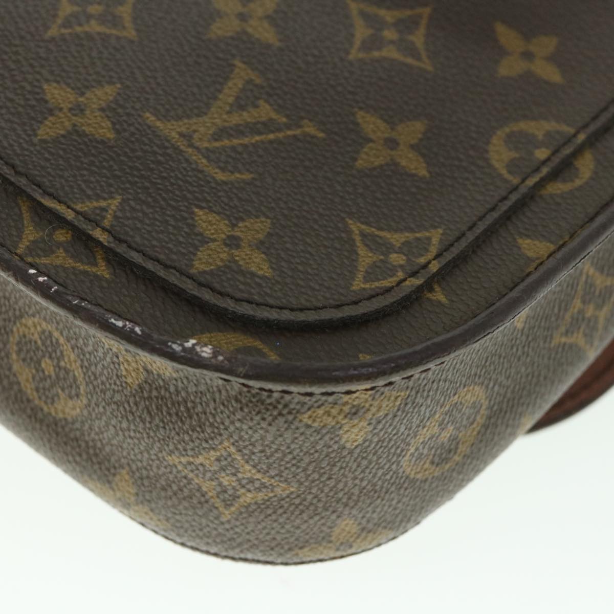 LOUIS VUITTON Monogram Saint Cloud MM Shoulder Bag M51243 LV Auth 55929