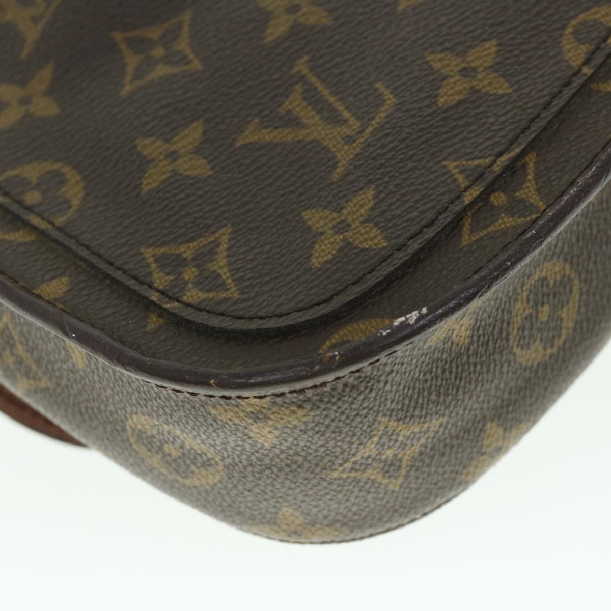 LOUIS VUITTON Monogram Saint Cloud MM Shoulder Bag M51243 LV Auth 55929