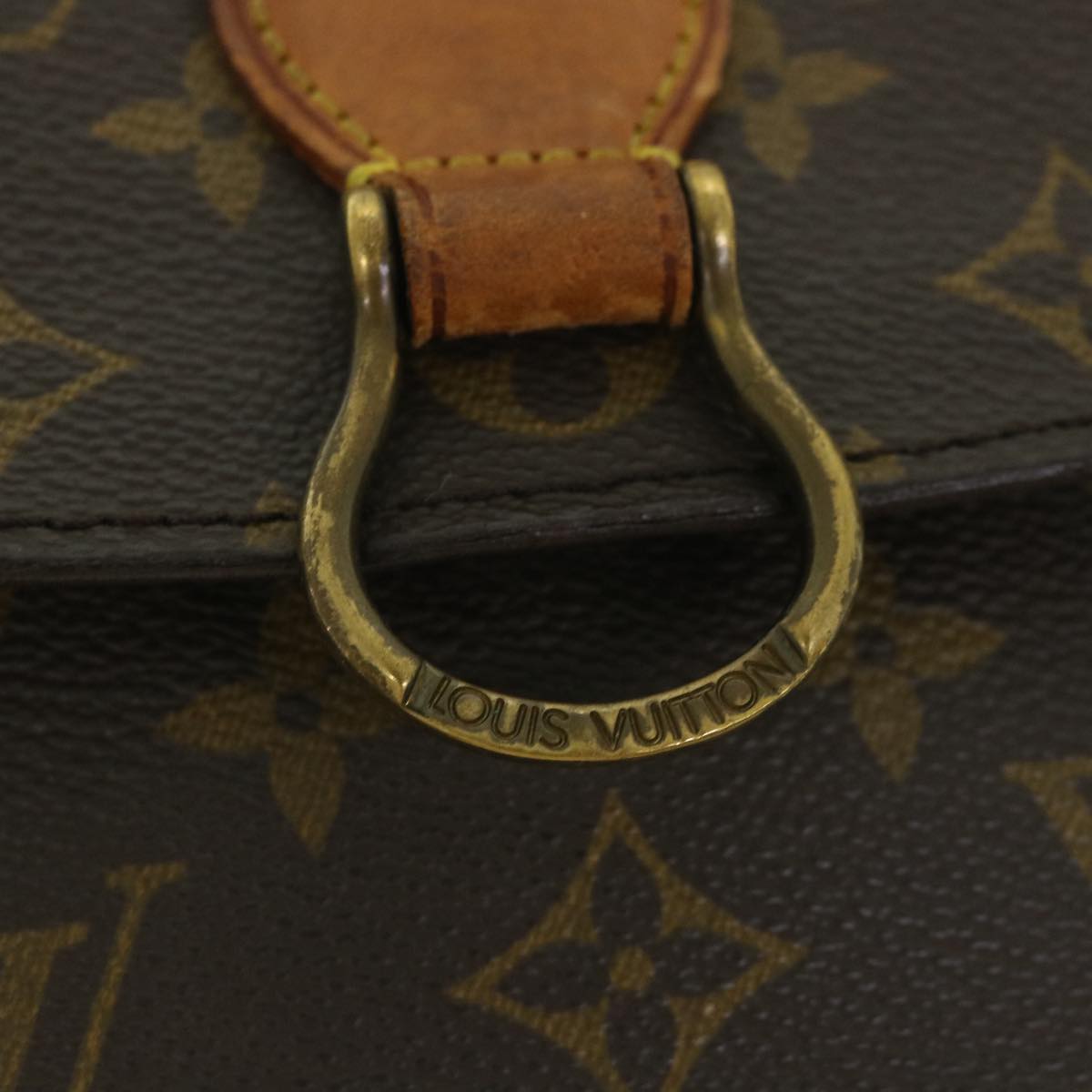 LOUIS VUITTON Monogram Saint Cloud MM Shoulder Bag M51243 LV Auth 55929