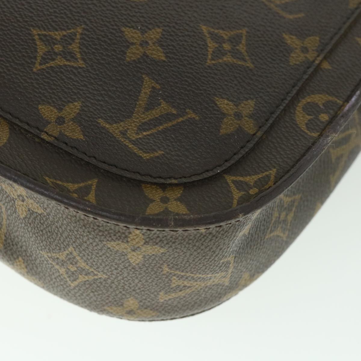 LOUIS VUITTON Monogram Saint Cloud GM Shoulder Bag M51242 LV Auth 55936