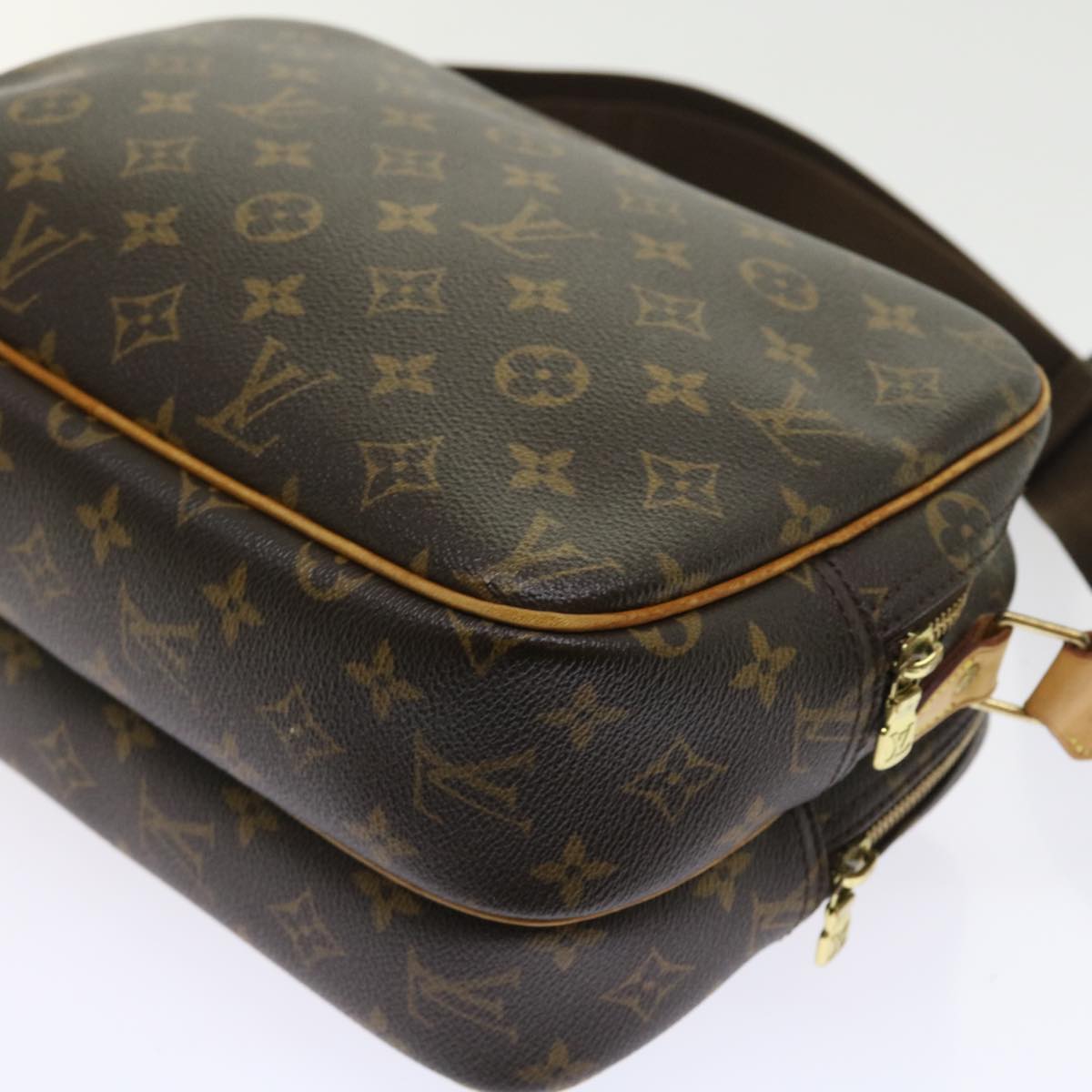 LOUIS VUITTON Monogram Reporter PM Shoulder Bag M45254 LV Auth 55948