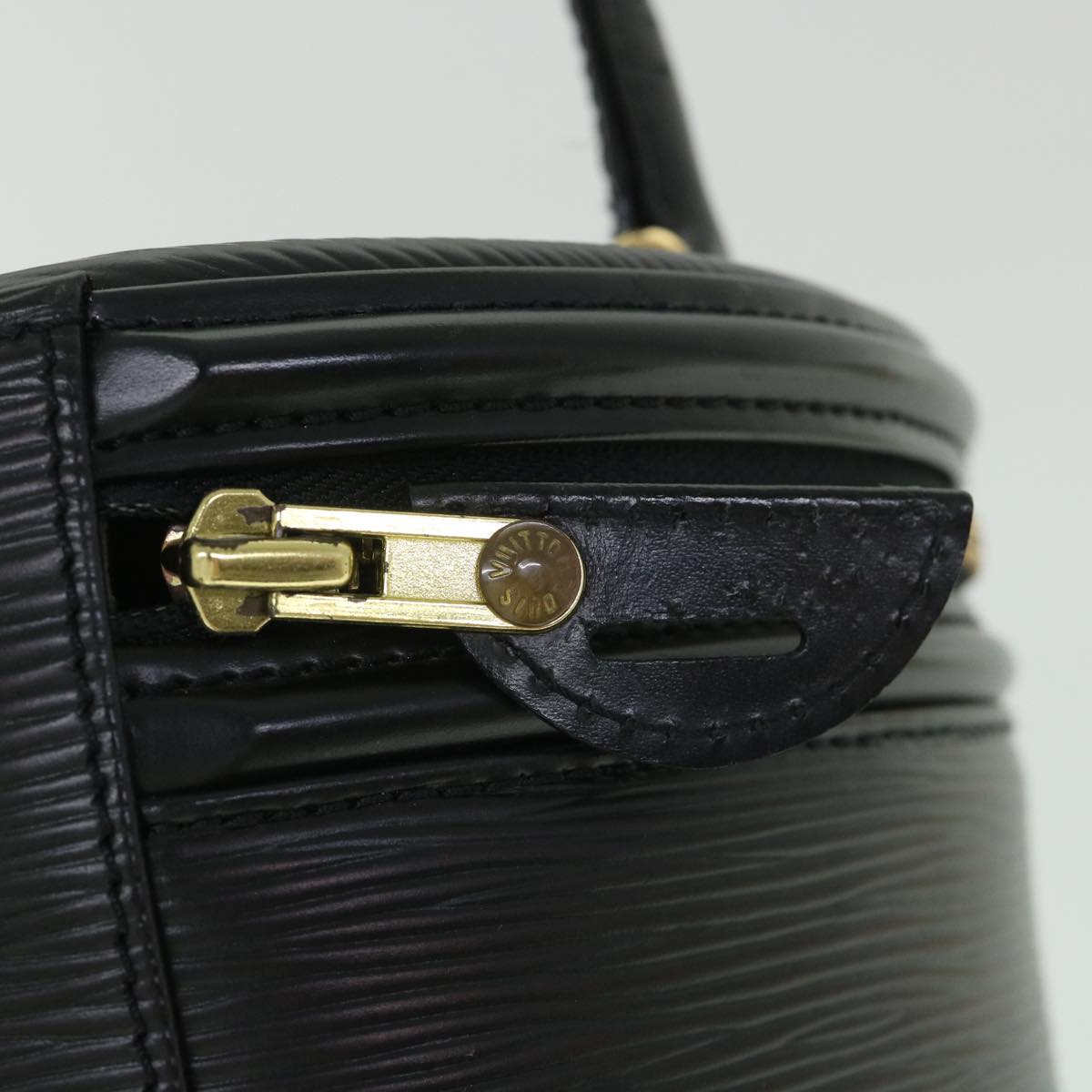 LOUIS VUITTON Epi Cannes Hand Bag Black M48032 LV Auth 55965