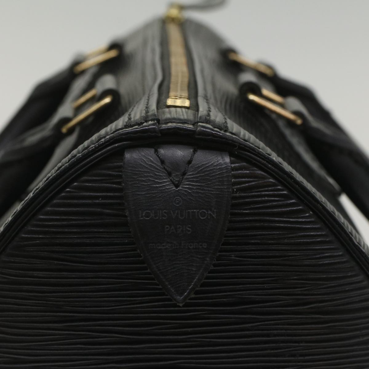 LOUIS VUITTON Epi Speedy 25 Hand Bag Black M43012 LV Auth 55997