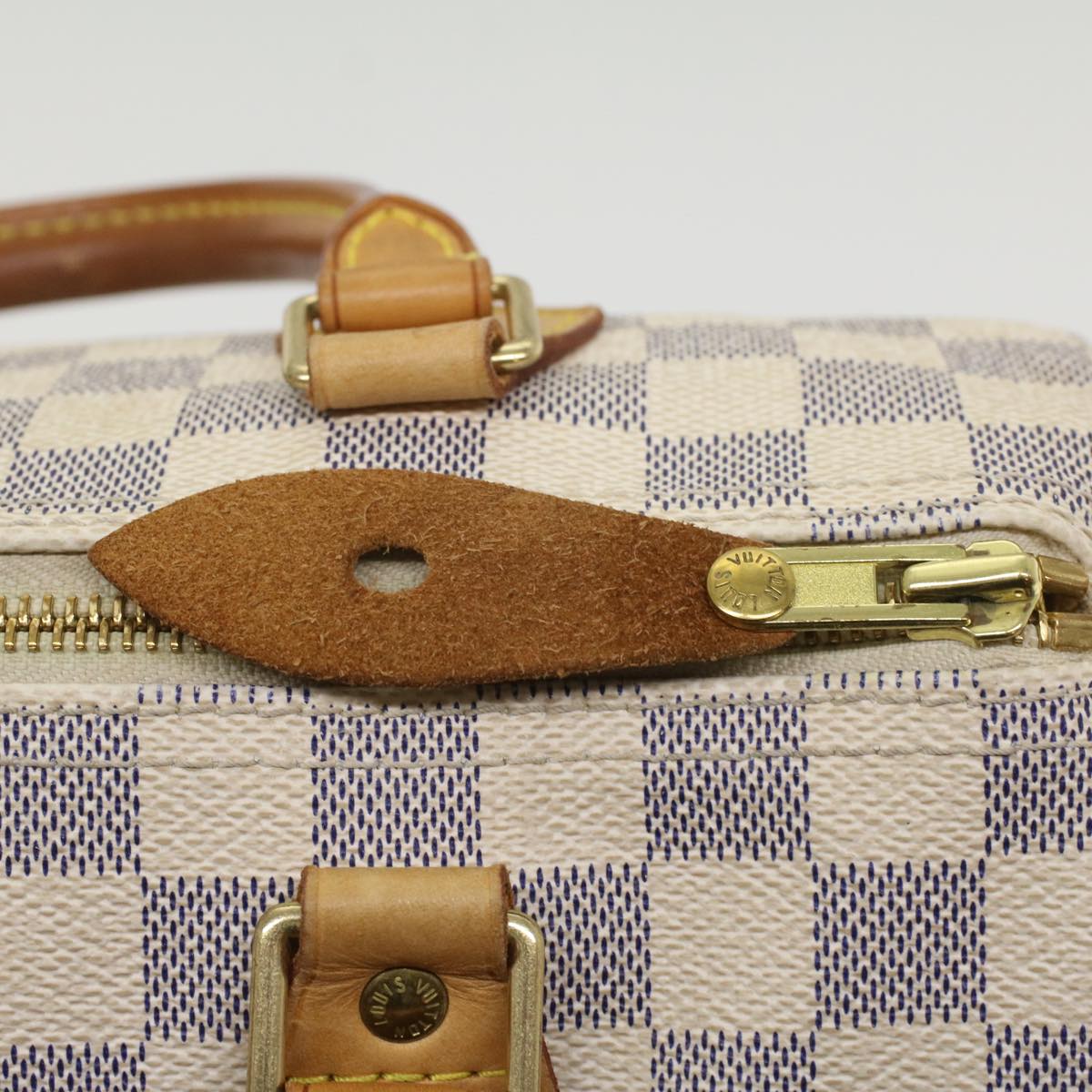 LOUIS VUITTON Damier Azur Speedy 25 Hand Bag N41534 LV Auth 56034