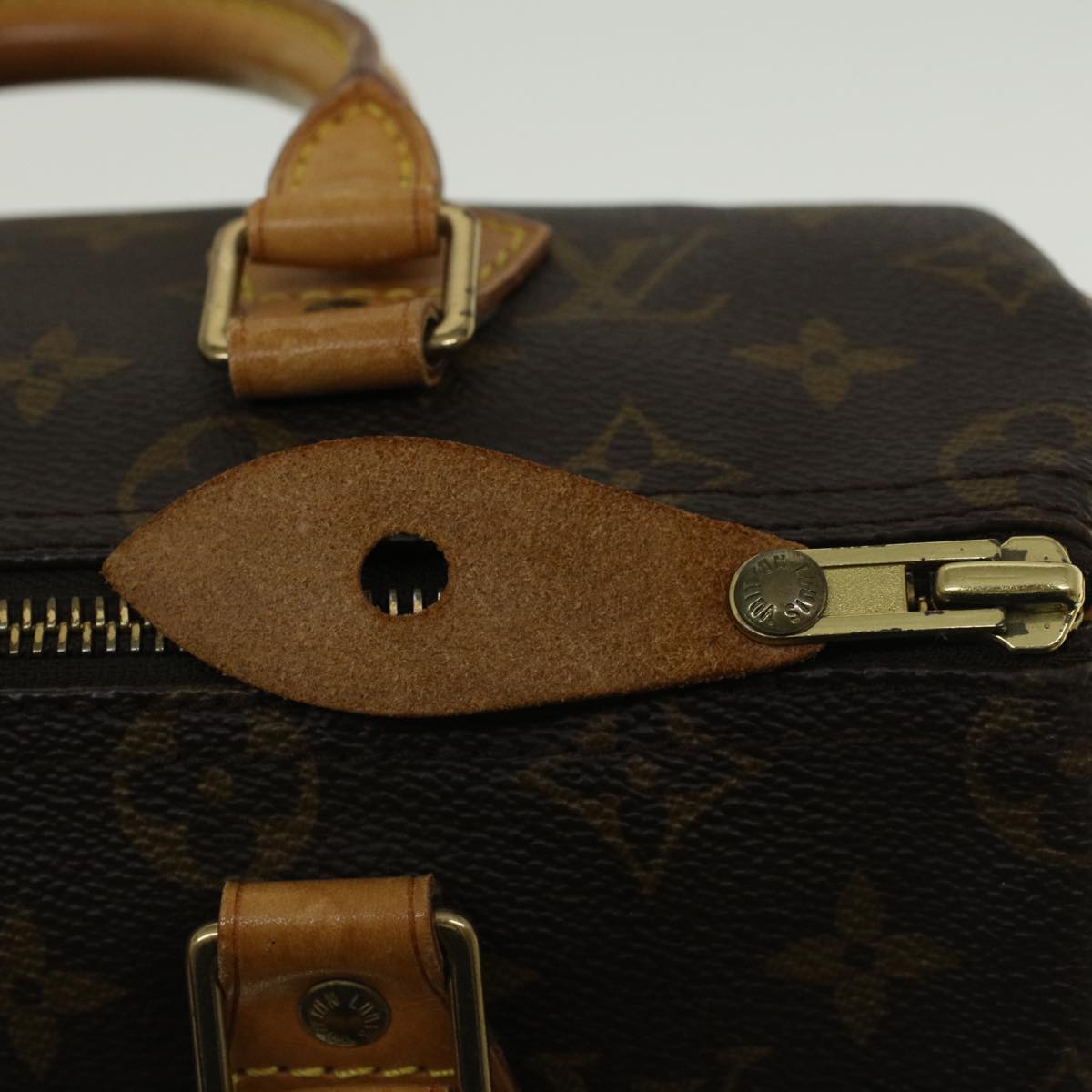 LOUIS VUITTON Monogram Speedy 25 Hand Bag M41528 LV Auth 56035