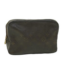 LOUIS VUITTON Monogram Trousse Toilette 23 Clutch Bag M47524 LV Auth 56103-1