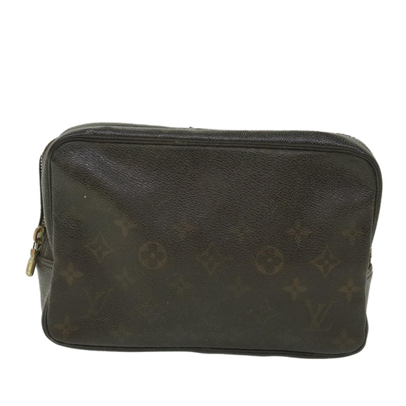 LOUIS VUITTON Monogram Trousse Toilette 23 Clutch Bag M47524 LV Auth 56103