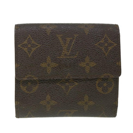 LOUIS VUITTON Monogram Portefeuille Elise Wallet M61654 LV Auth 56115 - 0