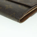 LOUIS VUITTON Monogram Portefeuille Elise Wallet M61654 LV Auth 56115-7