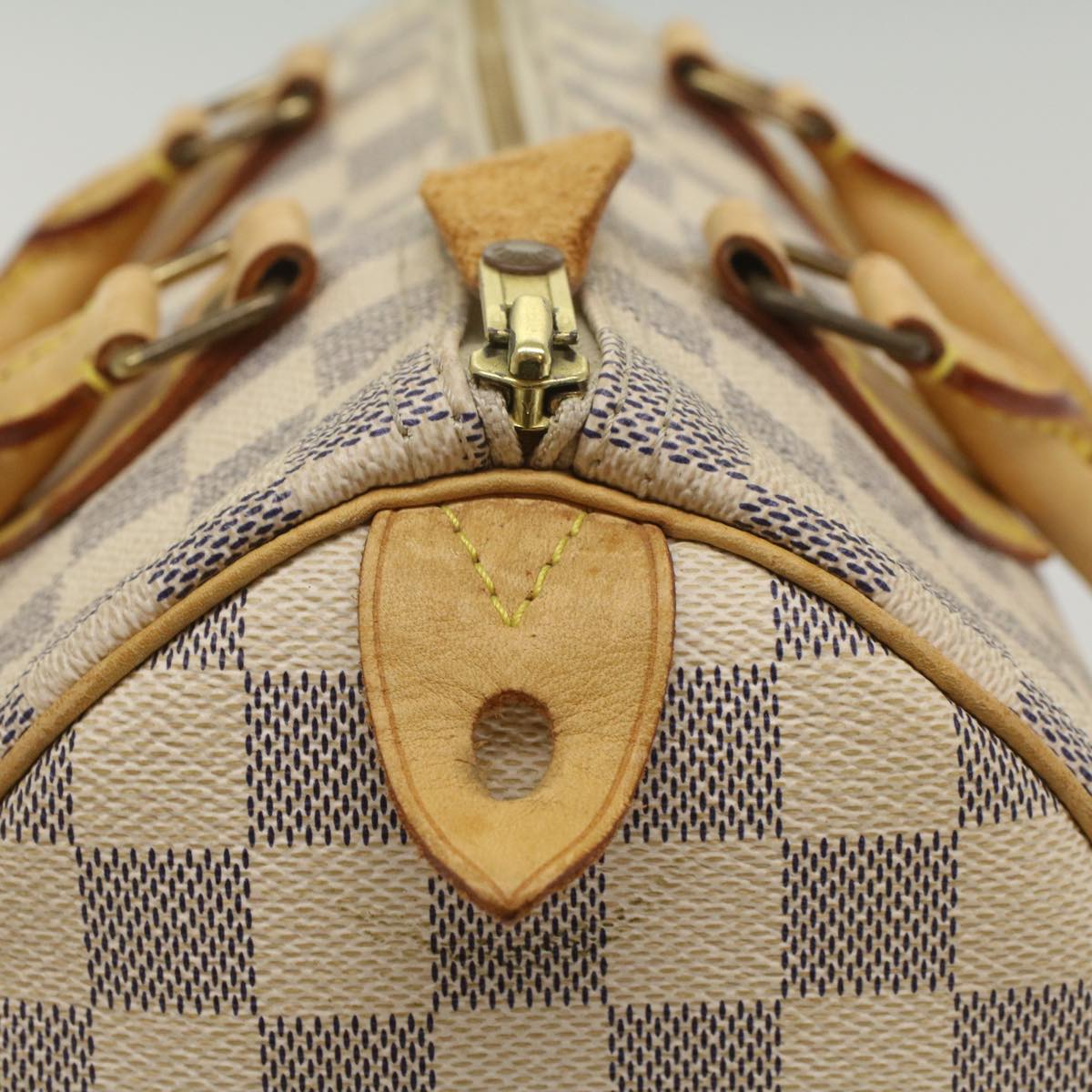 LOUIS VUITTON Damier Azur Speedy 25 Hand Bag N41534 LV Auth 56143