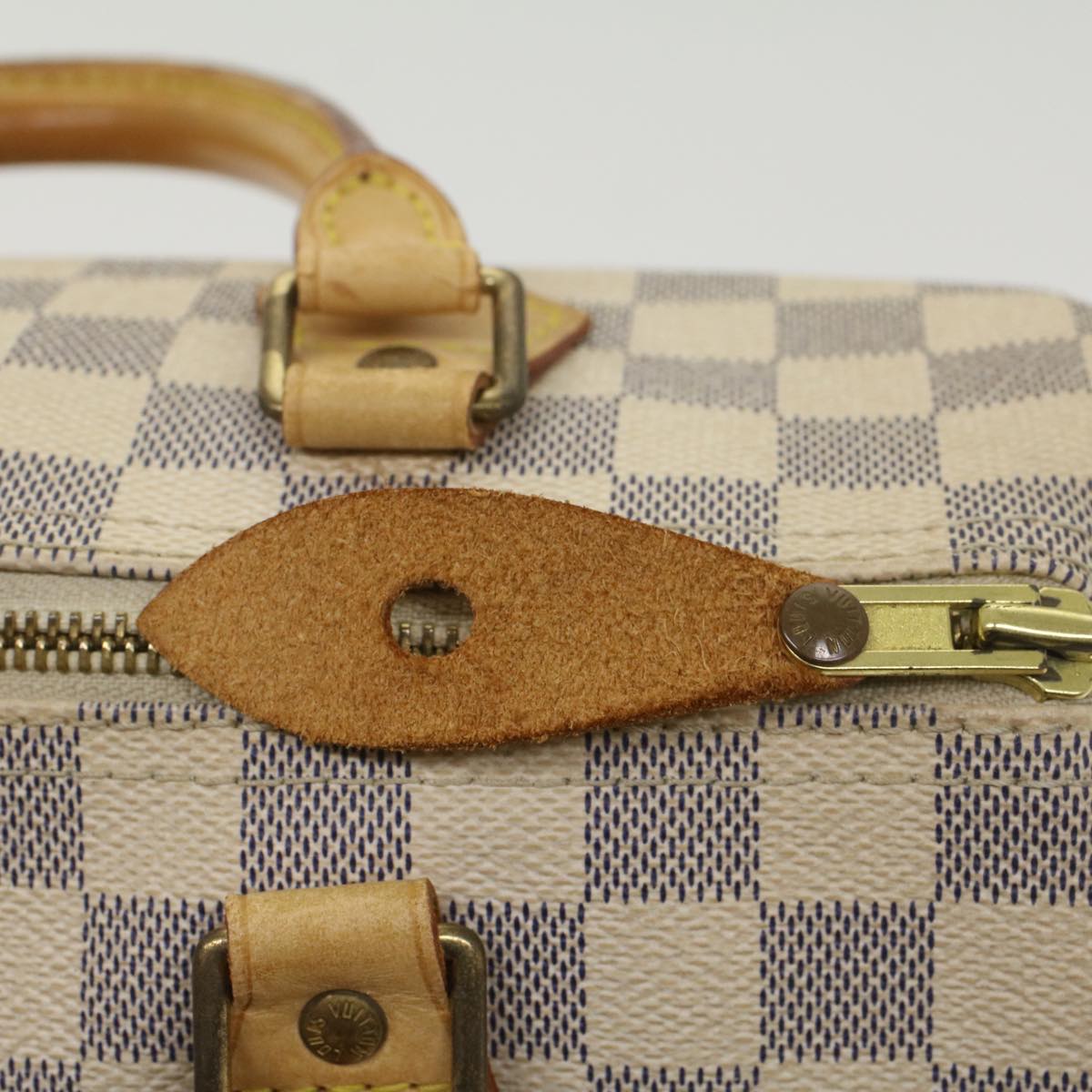 LOUIS VUITTON Damier Azur Speedy 25 Hand Bag N41534 LV Auth 56143