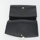 LOUIS VUITTON Opera Line Delph Shoulder Bag Leather Black M63932 LV Auth 56152-17