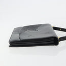 LOUIS VUITTON Opera Line Delph Shoulder Bag Leather Black M63932 LV Auth 56152-4