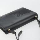 LOUIS VUITTON Opera Line Delph Shoulder Bag Leather Black M63932 LV Auth 56152-6