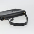 LOUIS VUITTON Opera Line Delph Shoulder Bag Leather Black M63932 LV Auth 56152-7
