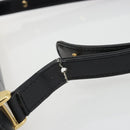 LOUIS VUITTON Opera Line Delph Shoulder Bag Leather Black M63932 LV Auth 56152-9