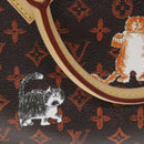 LOUIS VUITTON Catgram Speedy Bandouliere 30 Hand Bag Brown M44401 LV Auth 56154S-44