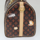 LOUIS VUITTON Catgram Speedy Bandouliere 30 Hand Bag Brown M44401 LV Auth 56154S-3