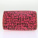 LOUIS VUITTON Monogram Graffiti Speedy 30 Hand Bag Pink M93704 LV Auth 56156SAM-6