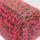 LOUIS VUITTON Monogram Graffiti Speedy 30 Hand Bag Pink M93704 LV Auth 56156AM-15
