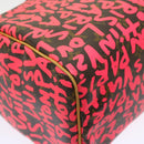 LOUIS VUITTON Monogram Graffiti Speedy 30 Hand Bag Pink M93704 LV Auth 56156SAM-18