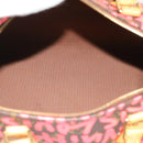 LOUIS VUITTON Monogram Graffiti Speedy 30 Hand Bag Pink M93704 LV Auth 56156AM-10