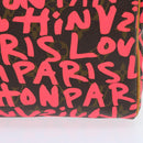 LOUIS VUITTON Monogram Graffiti Speedy 30 Hand Bag Pink M93704 LV Auth 56156SAM-3