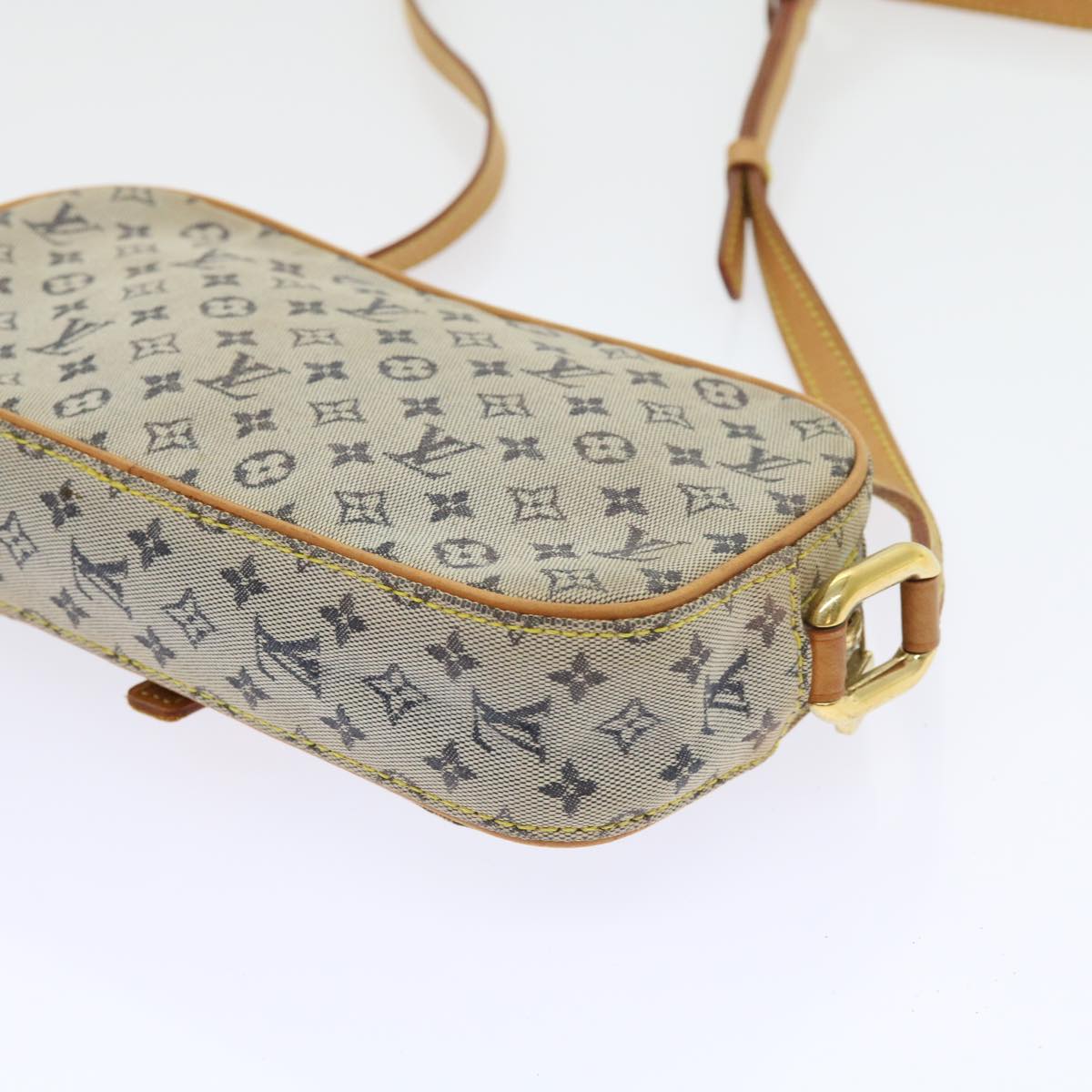 LOUIS VUITTON Monogram Mini Juliet MM Shoulder Bag Blue M92004 LV Auth 56190