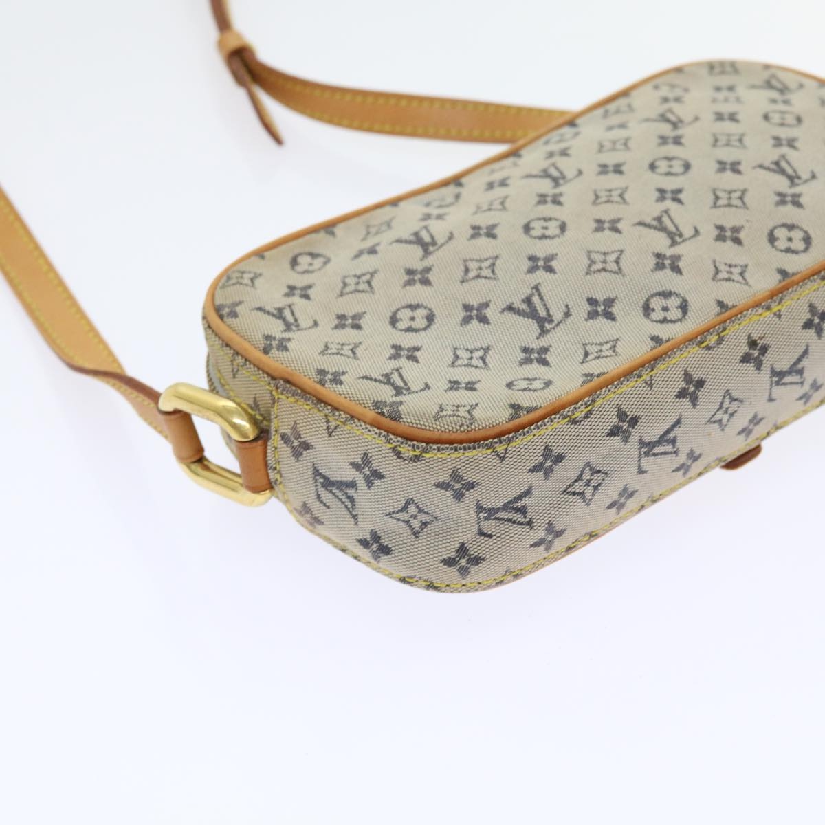 LOUIS VUITTON Monogram Mini Juliet MM Shoulder Bag Blue M92004 LV Auth 56190