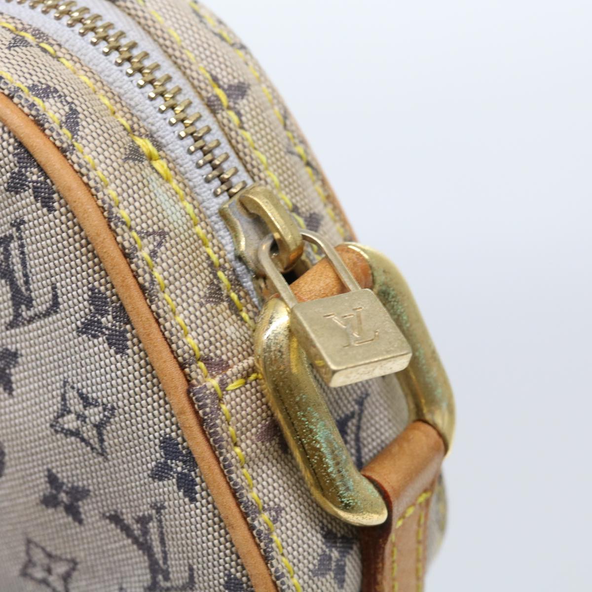 LOUIS VUITTON Monogram Mini Juliet MM Shoulder Bag Blue M92004 LV Auth 56190