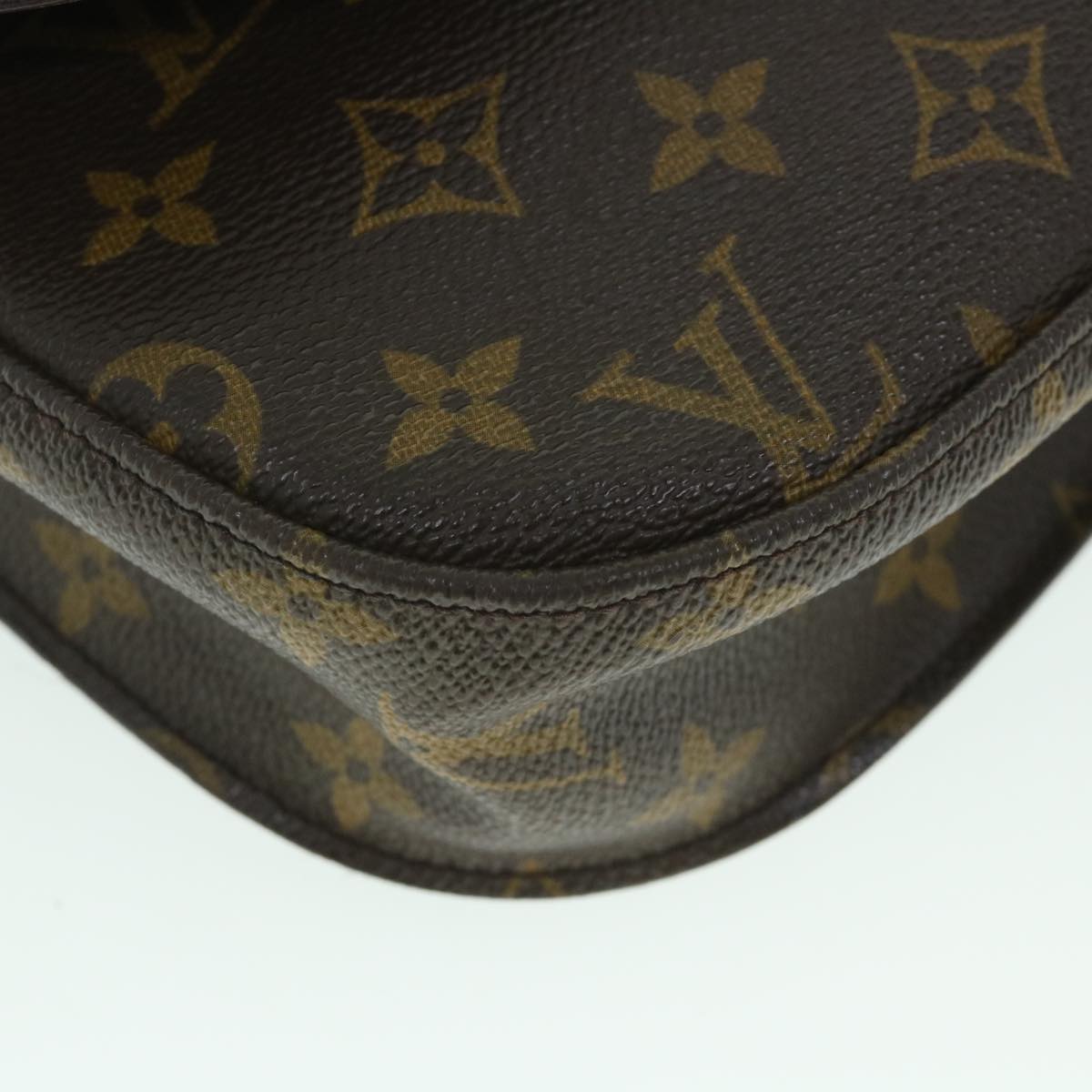 LOUIS VUITTON Monogram Saint Cloud GM Shoulder Bag M51242 LV Auth 56207