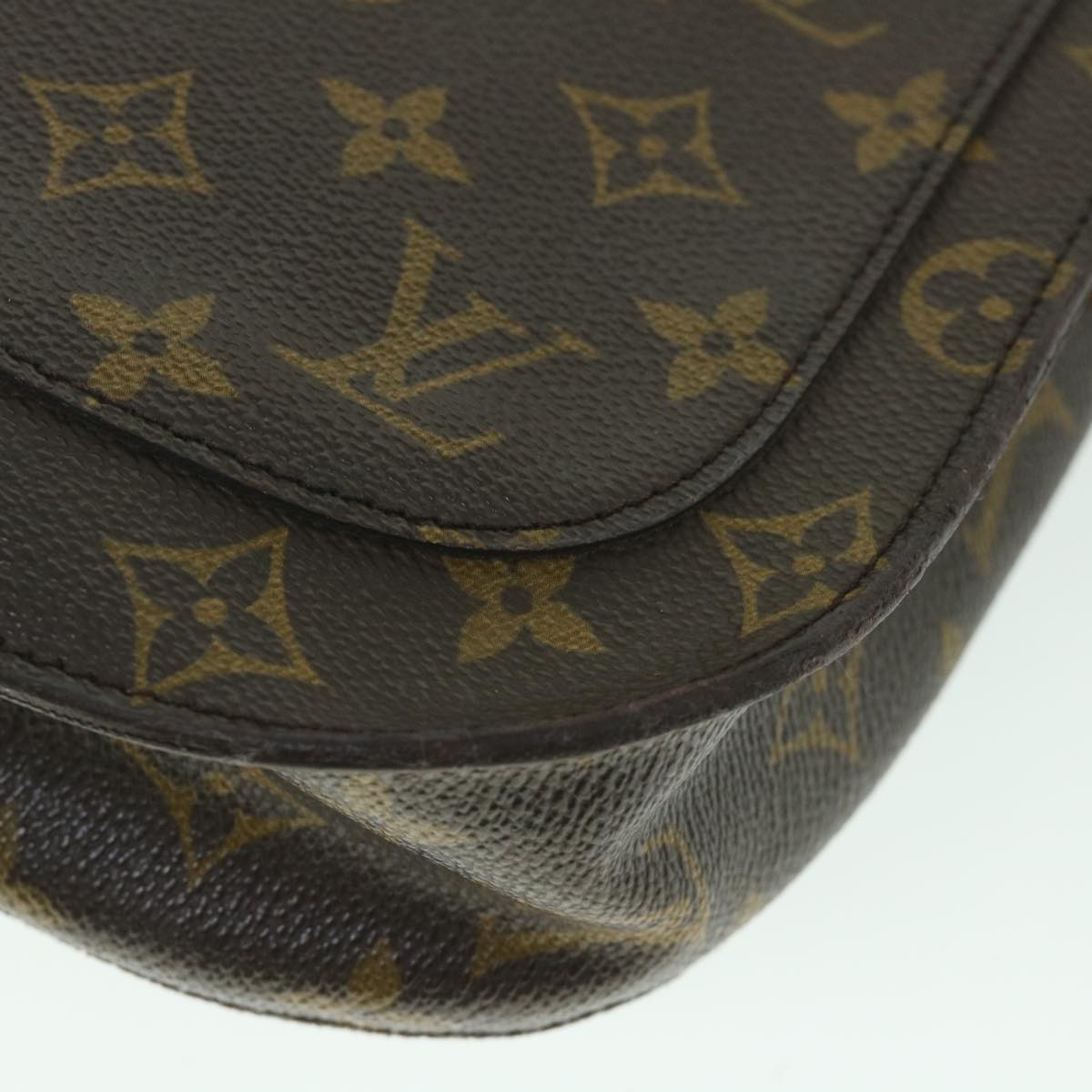 LOUIS VUITTON Monogram Saint Cloud GM Shoulder Bag M51242 LV Auth 56207