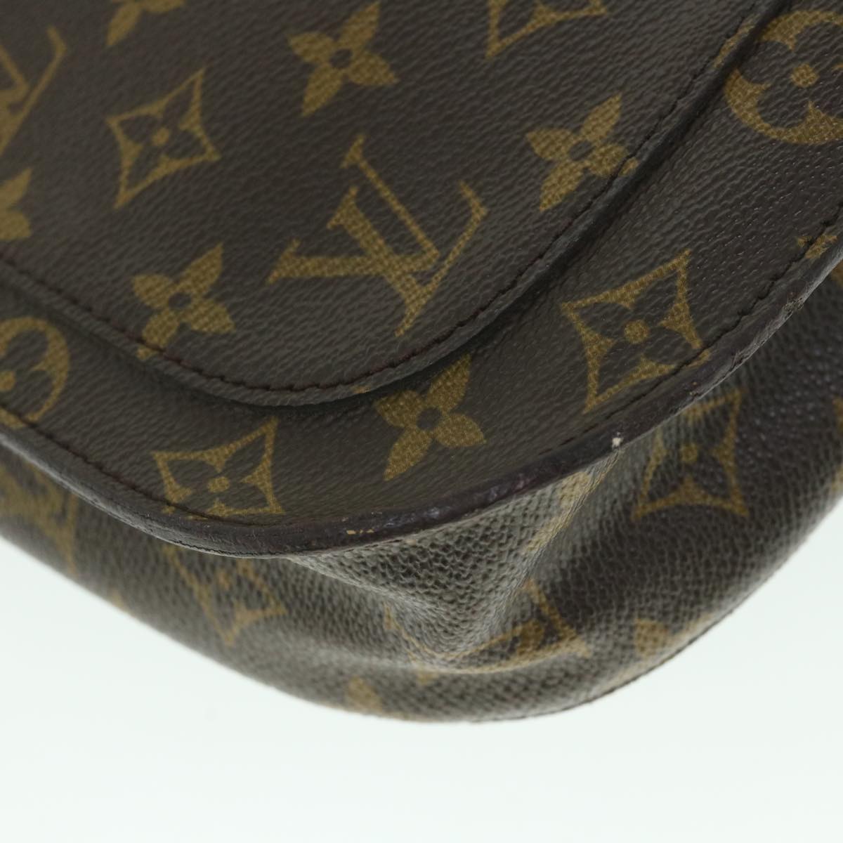 LOUIS VUITTON Monogram Saint Cloud GM Shoulder Bag M51242 LV Auth 56207