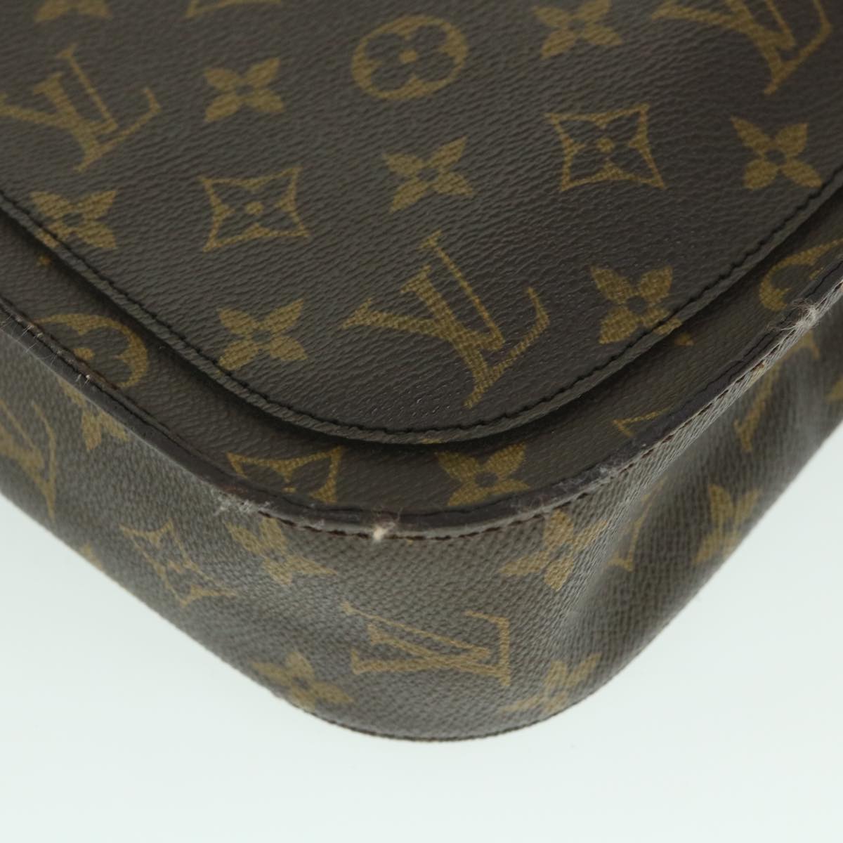 LOUIS VUITTON Monogram Saint Cloud GM Shoulder Bag M51242 LV Auth 56208