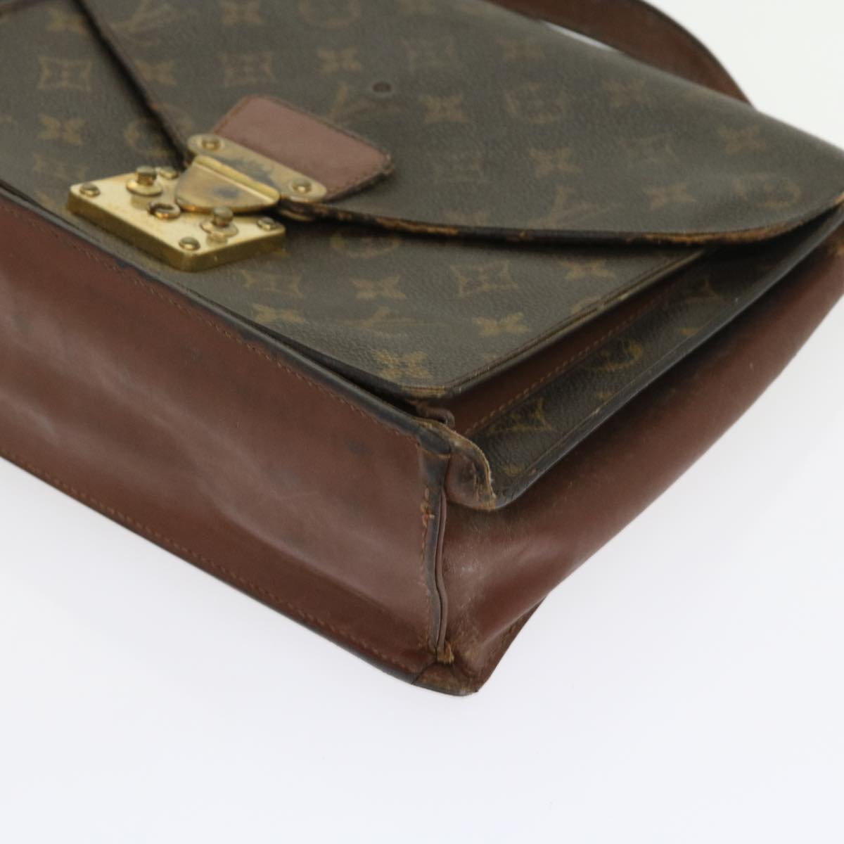 LOUIS VUITTON Monogram Monceau 28 Hand Bag 2way M51185 LV Auth 56212