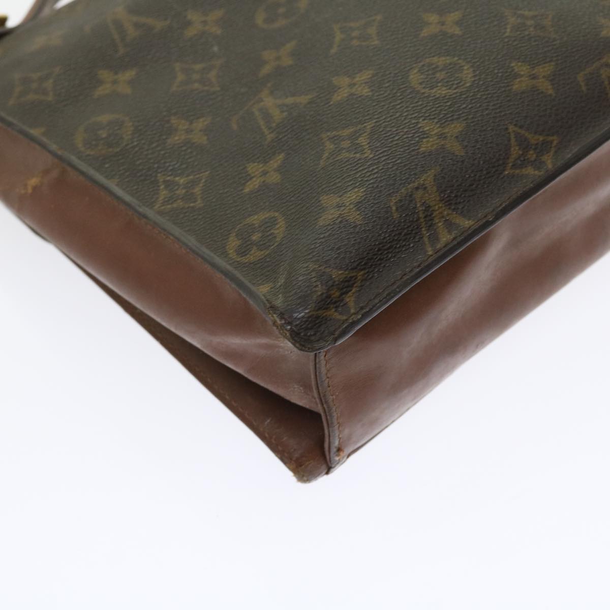 LOUIS VUITTON Monogram Monceau 28 Hand Bag 2way M51185 LV Auth 56212