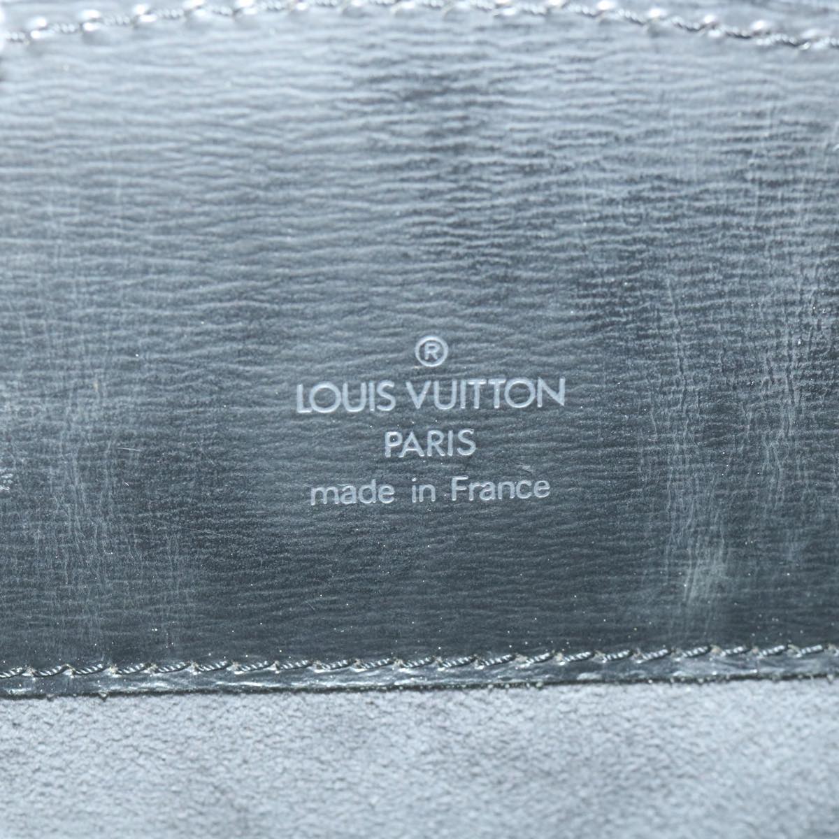 LOUIS VUITTON Epi Cluny Shoulder Bag Black M52252 LV Auth 56222