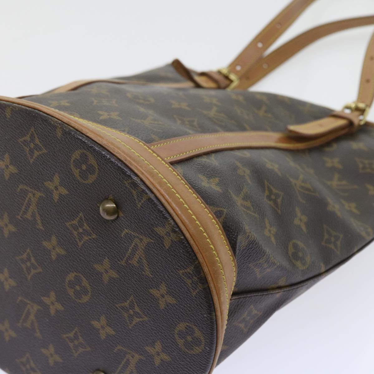 LOUIS VUITTON Monogram Bucket GM Shoulder Bag M42236 LV Auth 56238