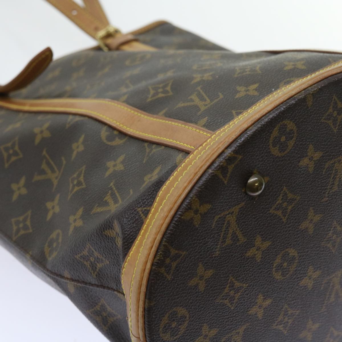 LOUIS VUITTON Monogram Bucket GM Shoulder Bag M42236 LV Auth 56238