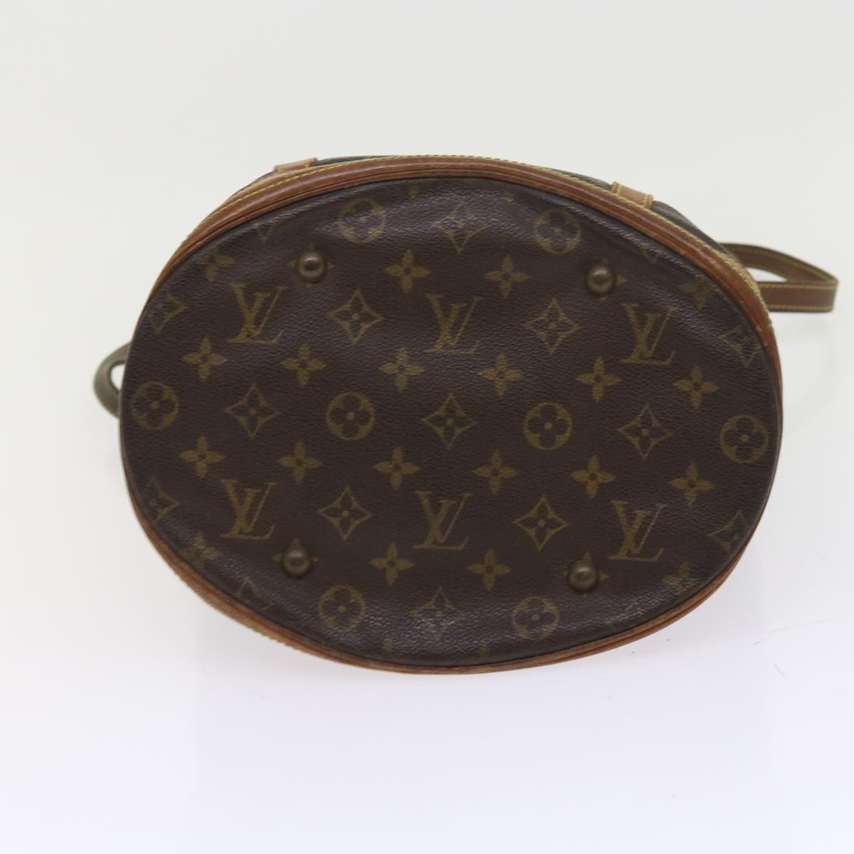 LOUIS VUITTON Monogram Bucket GM Shoulder Bag M42236 LV Auth 56240