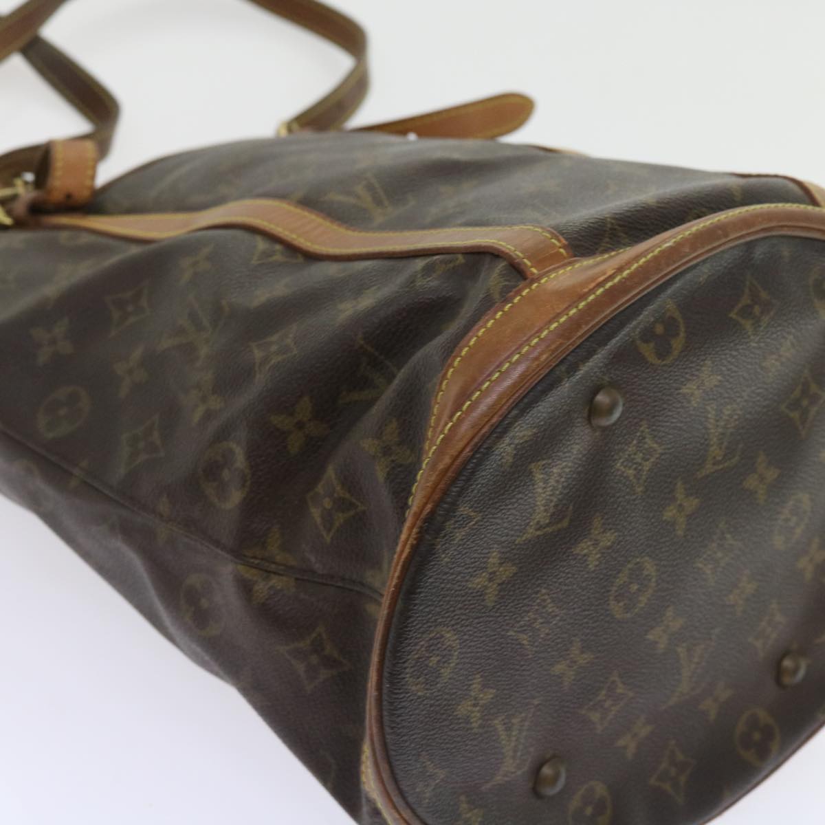 LOUIS VUITTON Monogram Bucket GM Shoulder Bag M42236 LV Auth 56240