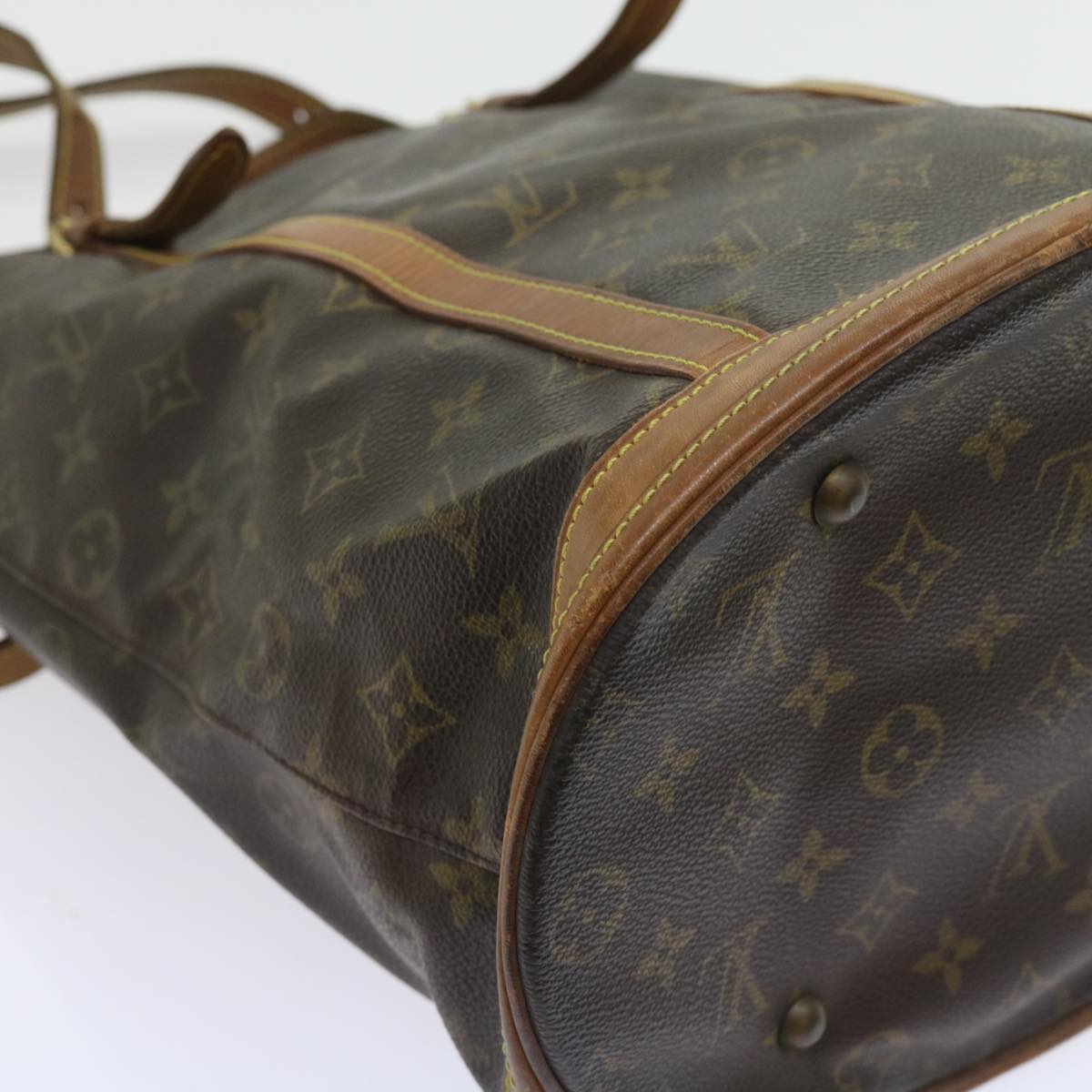 LOUIS VUITTON Monogram Bucket GM Shoulder Bag M42236 LV Auth 56240