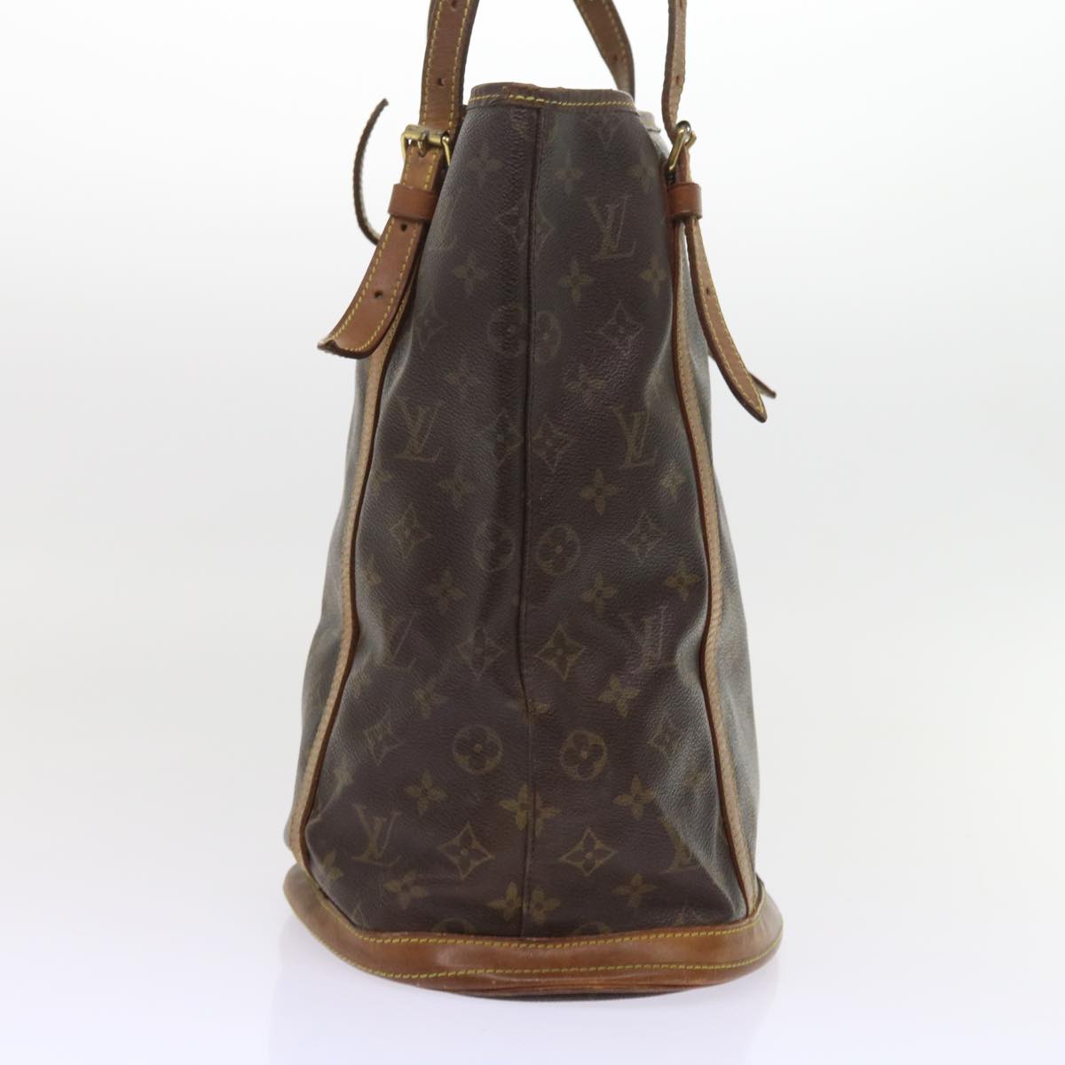 LOUIS VUITTON Monogram Bucket GM Shoulder Bag M42236 LV Auth 56240