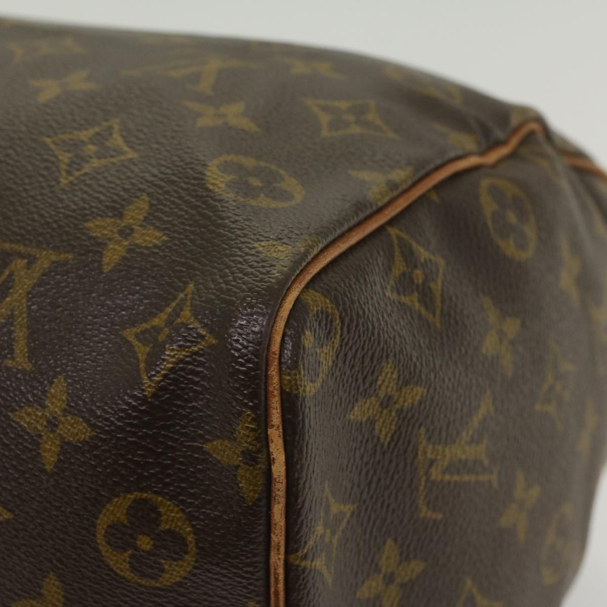 LOUIS VUITTON Monogram Speedy 35 Hand Bag M41524 LV Auth 56243